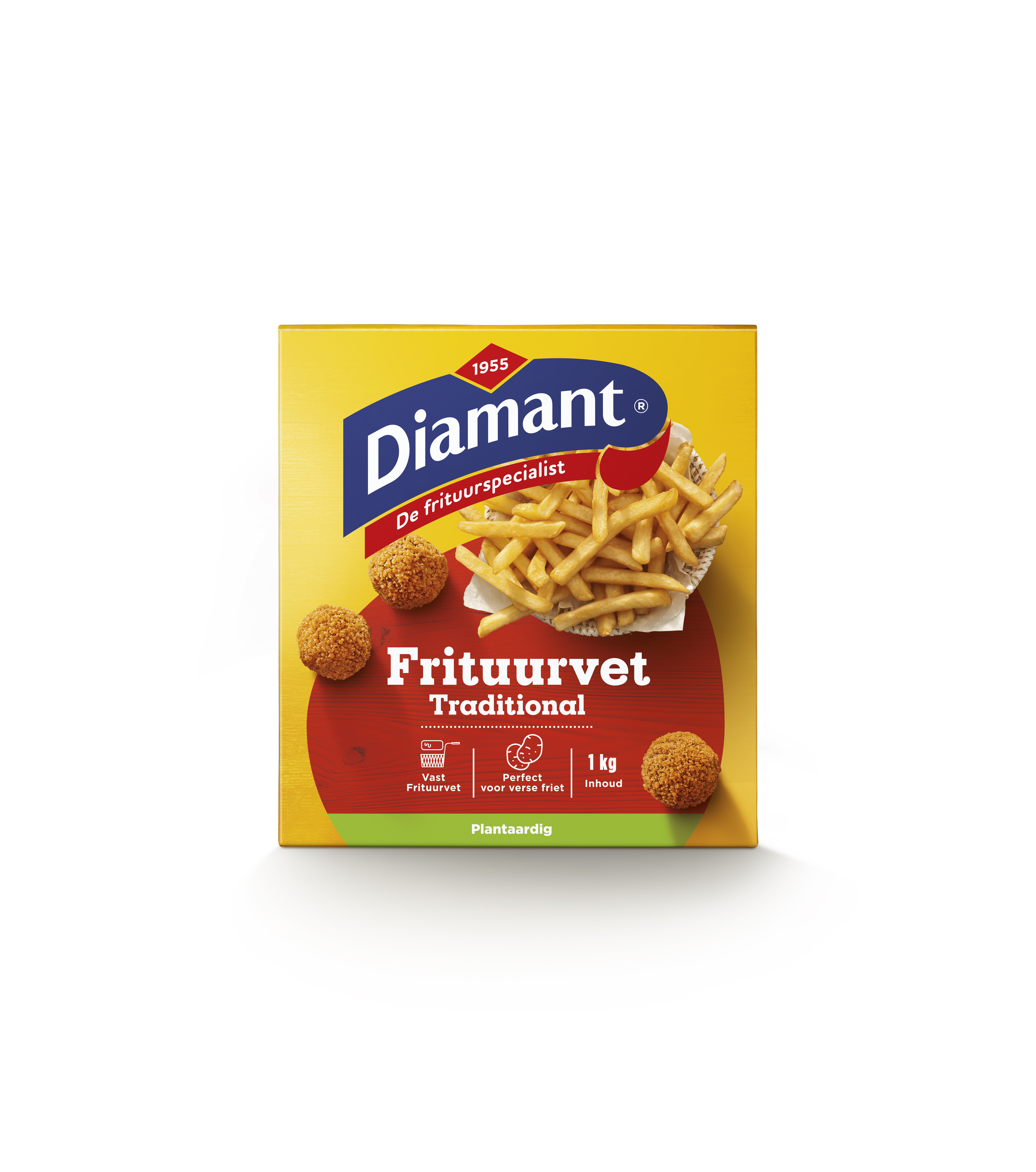 Vast Traditioneel Frituurvet